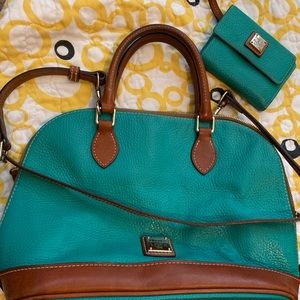 Dooney & Bourne Pebble Satchel & Wallet